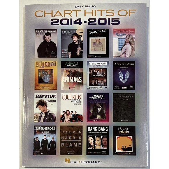 Chart Hits Of 2014-2015 by Various Book Easy Piano Sheet Music Book NEW - Picture 1 of 4
